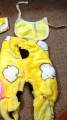 Newborn Imported New arrival winter velvet Yellow dress for baby girl or boy 0-6 months Pack of 5. 