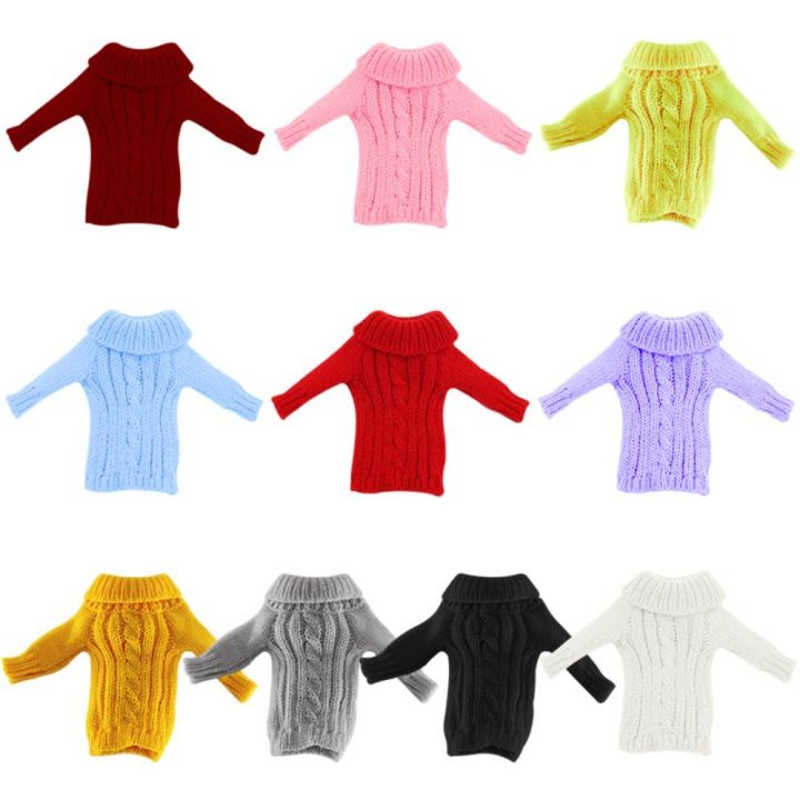 New Casual Wears 11.5" Doll Sweaters Knitted 4 Colors Dolls Clothes Suits Sweater Pants Clothes 30~32cm Female/Male Dolls