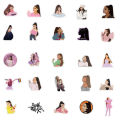50pcs Waterproof Ariana Grande Graffiti stickers Suitcase Guitar Deco Stickers. 