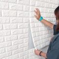 3D Wall Sticker/Wall Sheet/Wall Paper Imitation Brick Bedroom Decoration Waterproof Self Adhesive Wallpaper For Living Room Kitchen TV Backdrop. 