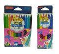 Plastic Crayons 6/12 pcs KS. 