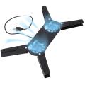 Laptop Cooling Pad,Dual Fan for Laptop Cooling,USB Folding Laptop Cooler Pad,book Fan for Students & Business Man. 