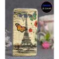 Samsung J5 2016 Pouch Cover - Eiffal Tower Soft Back Cover Case for Samsung J5 2016. 
