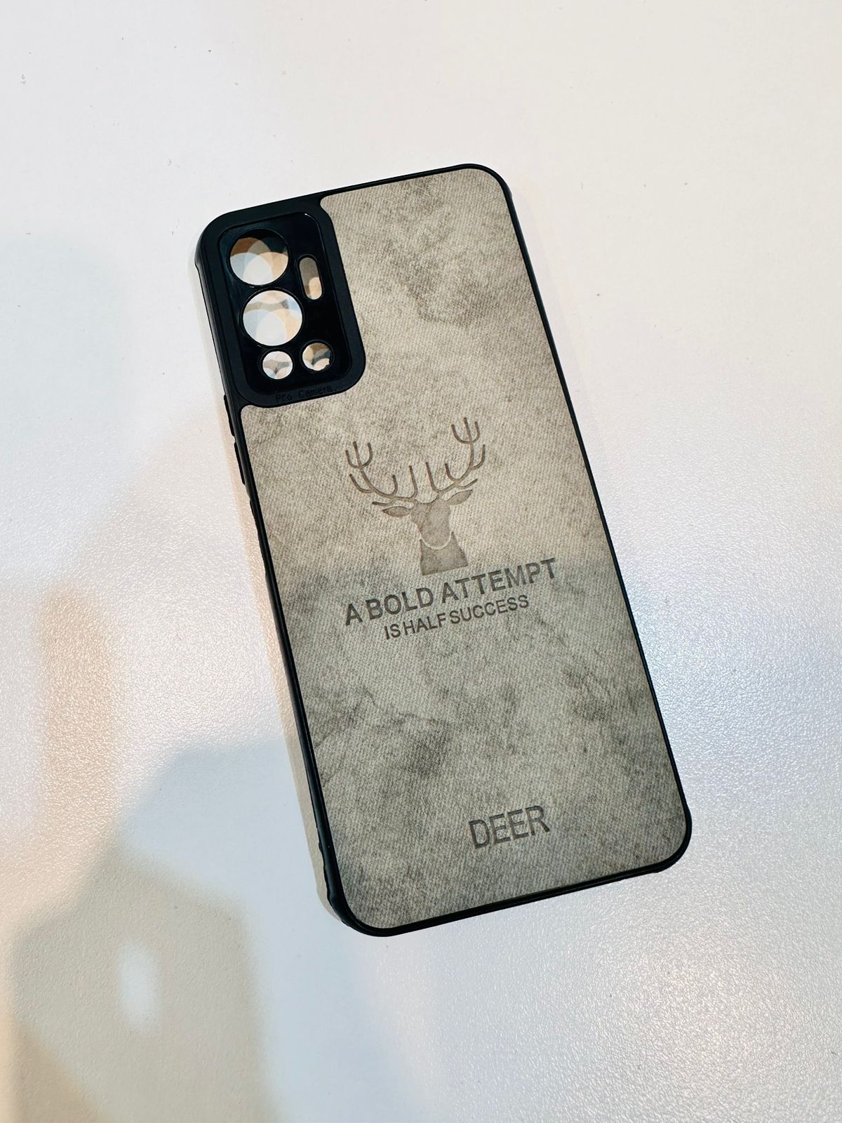 Lahore Mobile Case For Infinix Hot 12 Hybrid Soft TPU Deer Pattern Leather Shockproof Case Cover - Infinix Hot 12 Back Cover 3