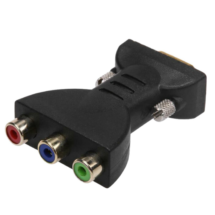 2X 3RCA RGB Female to HD 15-Pin VGA Style Component Video Jack Adapter Conventer