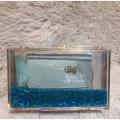 Cute Clear Acrylic Box Clutch Crossbody rse Evening Bag. 