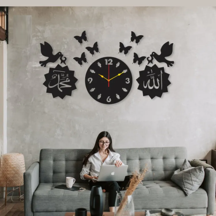 Comfort%20Zoon%203D%20Style%20Wooden%20Wall%20Clock%20with%20Stars%20&%20Butterflies,%20Laser%20Cut%20Wooden%20Wall%20Clock%20Stylish%20Design%20with%20Stars%20&%20Butterflies%20-%20Clocks%20New%20Wall%20Decoration%20Wall%20Hanging%20Watch%20Wall%20Art%20D%C3%A9cor%20-%20Image%202