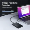 UGREEN HDD Case 2.5 Hard Drive Enclosure USB Type C SATA 5Gbps for SSD HDD 9.5 7mm External Hard Drive Disk Case Support UASP. 