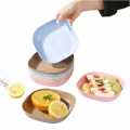 High Quality 10 pcs Multi-function Spit Bone Dish | Household Food Grade | Plastic Spit Bone Dish | Round Square Set Dining Table Garbage Plate 103 Rating 30 | Fruit Vegetable Plate | Wheat Straw Nordic Plastic Plate |. 