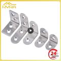 Stainless Steel Corner Code 90 Degree Right Angle Fixator Angle Iron L-shaped Triangular Bracket Layer Plate Furniture Tool. 
