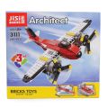 Decool Architect Flight Adventures Building Blocks For Kids Technique Jisi Bricks Block & Engineering Toy Creative Fighting Jet Lego_ Toys Plastic Educational 241+ Pcs DIY Brick Vortex Hovercraft Model Play Build Skill Set Gift For Teenager Boys Code:3111. 