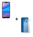 Huawei Nova 3i Polish 2.5D Tempered Glass Screen Protector + Huawei Nova 3i Back Protector Matte For Huawei Nova3i. 