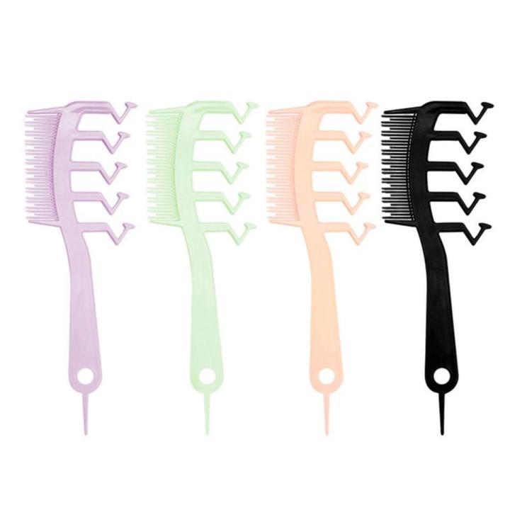 Z-Shaped Combs For Hair Stylist Z-Shaped Multifunctional Comb Multi-Uses Dry Wet Hair Comb For Women Girls Stylist 3 In 1