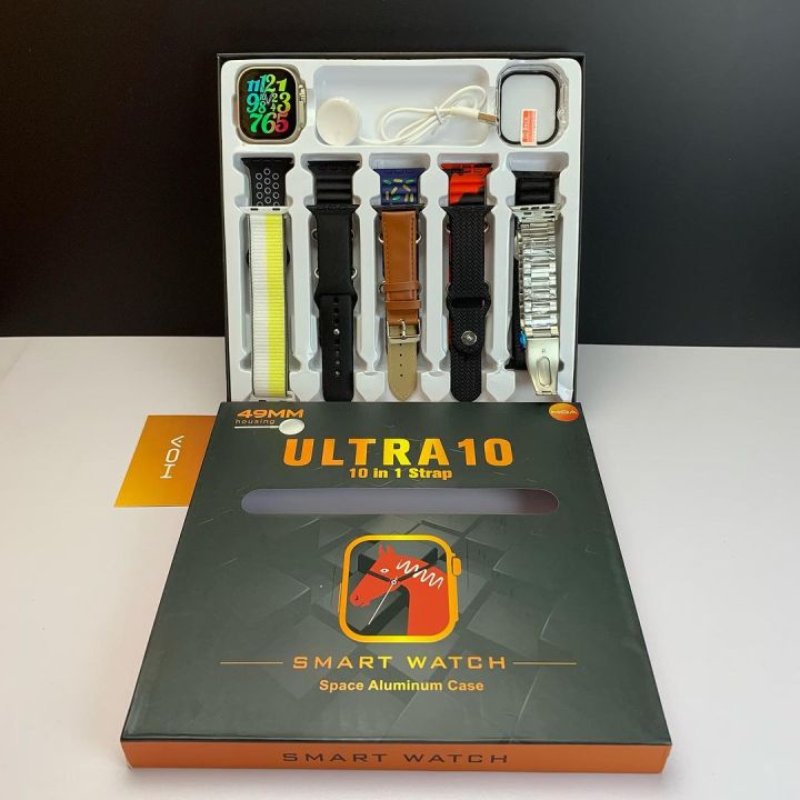 Ultra%2010%20in%201%20Strap%20Smartwatch%20(%2010%20Straps%20+%20Silicone%20Case%20)%20Full%20HD%20BIG%20DISPLAY%20ULTRA%209%20SMART%20WATCH%20-%20Image%202