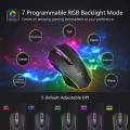 TDAGGER Sergeant RGB Gaming Mouse 4800Dpi (TGM202), 100 % Original with High Packaging Material. 