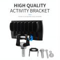 1 Pcs Bike Light Dual Lens Projector Driving LED Fog Work Light 4 Color Light Dolphin Projector Spotlight For Bike Car Jeeps White Yellow Mix Flash Bar Light. 