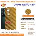 Oppo reno 11F 5G FULL BACK 360 premium Protection Skin Wrap with sides and camera protection full cover Premium Quality. 