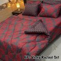 Vicky Razai set 6 pcs Double Bed razai set Multi Colors - New Designs Vicky Razai Set - Quilt Set. 