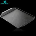 Green Home Desktop Storage Plate Scentless Chinese Style Plastic Rectangle Food Tray. 
