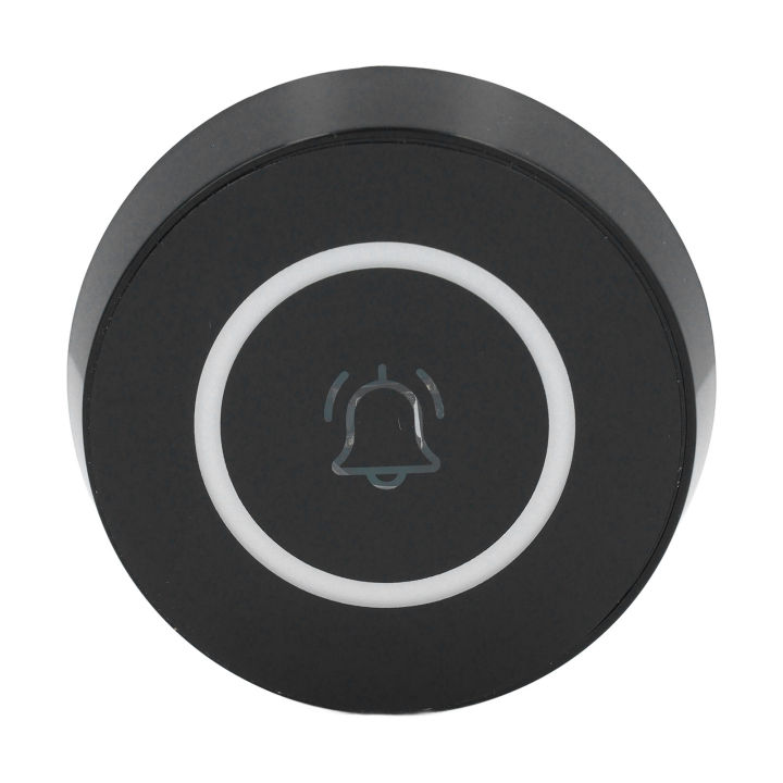 Wireless Call Buttons with Colourful Light Remote Receiving 433MHZ Waterproof Nurse Alert Call Button for Restaurant Hotel