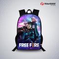 Traverse  Free Fire Backpack for Boys & Girls. Digitally Printed by  Bags hand bag for girls bags for girls. 