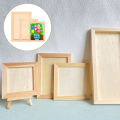 Wooden Clay Frame Children’s Pearl Snowflake Mud 3D Picture Frame Blank Art Puzzle Bracket Home Craft Desktop Ornament Kid Gift. 