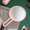 Stand Mirror Women Girls Handheld Vanity Make Up Foldable Hand Mirrors Portable Handle Makeup Cosmetic Beauty Tools Desktop. 
