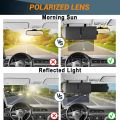 Upgraded Polarized Sun Visor for Car Interior Sun Protection Sun Visor Extender, Anti-Glare Car Visor for Safe Driving. 
