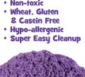 Kinetic Sand (500gm) The Original Moldable Sensory (Blue,Green,Pink,Orange,Yellow,Beach,Purple,Black,Red) Play Sand For Kids With Free Mold. 