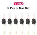TYMO Brand New 6 Pcs Water Level Indicator Battery Caps for 100 to Tubular battery Lead Acid (M28, 84mm). 