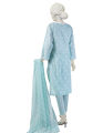 Junaid Jamshed Stitched 3 Piece Embroidered Paste Print Lawn Shirt , Paste Print Basic Lawn Trouser , Basic Paste Print Impure Chiffon Dupatta For Women and Girls - designcode: JLAWN-S-24-177/S WIR. 