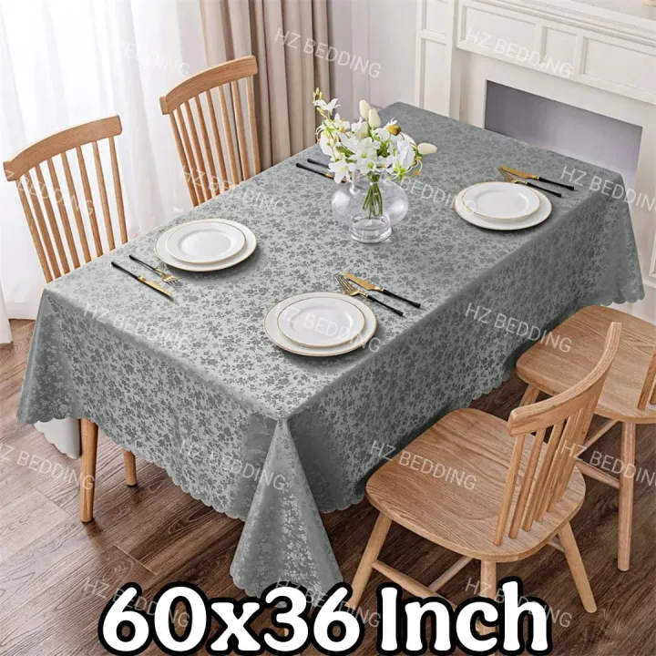 4%206%20&%208%20Seater%20Tablecloth%20with%20beautiful%20Spill-Proof%20Table%20Cloth%20in%20Washable%20Oil%20Proof%20anti-scalding%20Pvc%20Vinyl%20Table%20Cover%20Decoration%20for%20Kitchen%20Dining%2060X90%20-%20Image%206