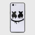 Oppo A83 Cover - SkinLee HQ Infinity Glass Case (Soft) - Marshmello Face - SKINLEE-592-1-590-151. 