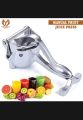 Hand Press Stainless Steel Manual Fruit Juicer Heavy Duty Alloy Lemon Press Squeezer Premium Quality Lemon Orange Juice, Simple Fruit Press Squeezer Citrus Extractor Tool. 
