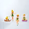 4-9Cm 4Pcs/Lot Disney Princess Tinkerbell Tinker Bell Faery Fairy Elf Flower Elves PVC Action Figure Model Toys Dolls. 