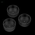 Tea Light Clear Plastic Cups: 20 Cups, Round Shapes Polycarbonate Tealight Cups. 