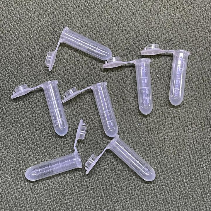 Eppendorf Tube 2ml, Eppendorf Tube PCR Clean Protein LoBind Micro centrifuge Tube 2ml, Polypropylene Graduated Micro centrifuge Tube with Snap Cap 2ml Capacity (Pack of 500)