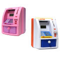 Intelligence Mini ATM Machine Toy For Kids - Lights & Sound - Cash Drawer - Deposit & Withdraw - Assorted Color. 