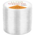 1mm Clear Bead Cord Crystal Elastic Stretchy Bracelet String for Jewelry Making Necklace Bracelet Beading Thread 1.0mm. 
