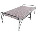 Single Folding Bed Strong Home Bed | Rubber Grips | 6 Leg Support | Guest Bed | Multipurpose  (3Ft X 6Ft). 