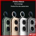 WUJU Metal Full Cover Tempered Glass Camera Lens Protector For iPhone 13 12 11 Pro Max 12 13 mini HD Tempered Glass Circle Camera Screen Protector. 