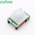 1PCS HC-SR501 HC-SR505 AM312 Adjust IR Pyroelectric Infrared Mini PIR module Motion Sensor Detector Module Bracket for arduino. 