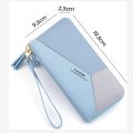Leather Wallet Women Luxury Big Capacity Clutch Long Ladies Purse Card Holder Geometric Women Wallets Money Pocket Bag W052. 