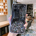 For VIVO Iqoo Z6 Lite case Glitter Bling Sequins Starry Sky Transparent Soft Full Stars Moon For VIVO Iqoo Z6 Lite Back Cover. 