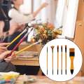 6PCS Arts Artist Nylon Hair Brushes Paint Brush for Adults Kids Gouache. 