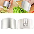 1x Newest Stainless Steel Kitchen Safety Finger Protector Chopping Tool Knife Slice Chop Safe Slice Tool. 