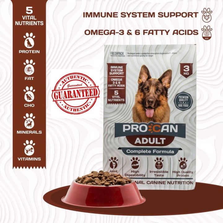 Procan Adult Dog Food - Complete Nutrition Balanced Dry Dog Food