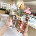 780ml Summer Transparent Water Bottle for Drinking Leak-proof Anti-Drop One-button Unlocking For Kitchen Tools. 