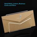 Acrylic Mail Holder Mail Organizer Countertop Print Mail Script Letter Holder For Desk Envelope Holder Letter Organizer For Home. 