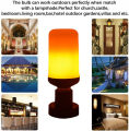 LED Flam Light Bulbs Vintage Gas Lamp Animated Flickering Fire Effect Atmosphere Decorative Light,85-265V. 
